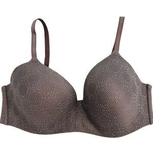 Victoria’s Secret ipex bra mocha taupe lace overlay size 36D